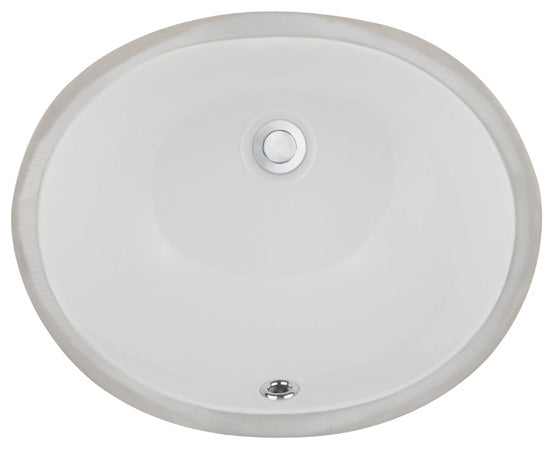 Oval Ceramic Series 16" x 13" Lavatory Sink
