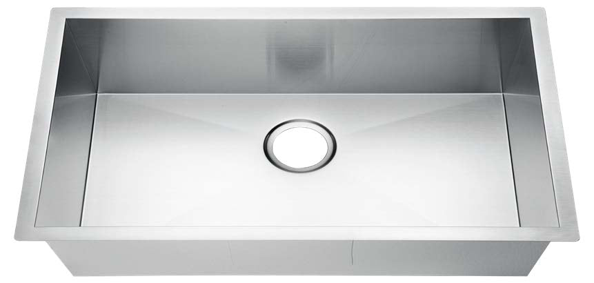 Teton Series 32" x 19" Stainless Steel Under Mount Sink