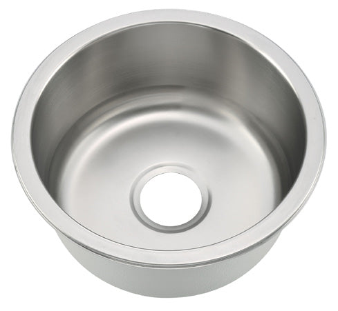 Bar & Prep Series 16" Round Stainless Steel Under Mount Sink