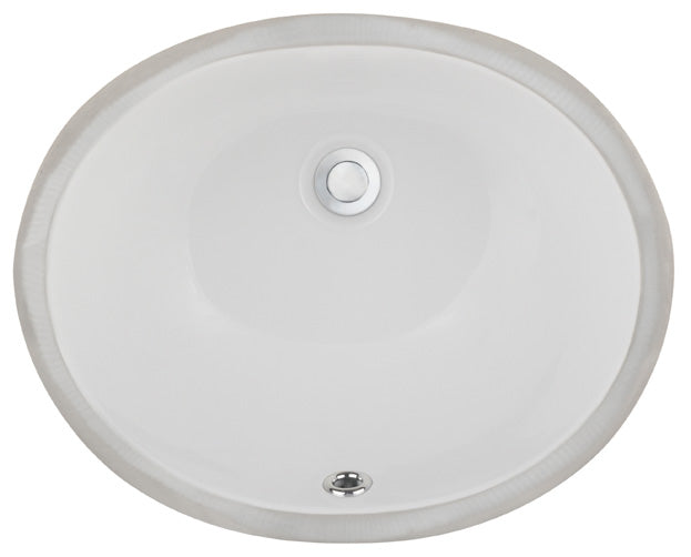 Oval Ceramic Series 17" x 14" Lavatory Sink