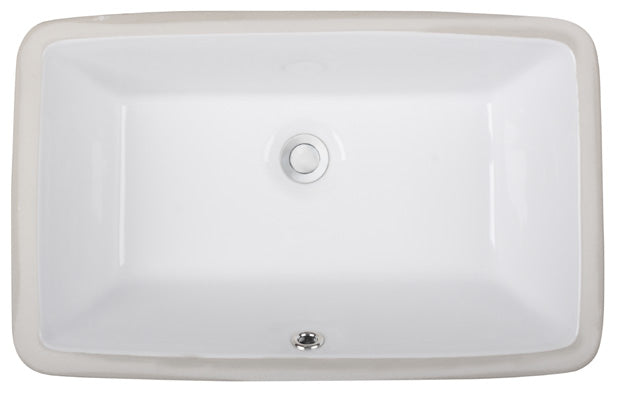 Rectangular Ceramic Series 18" x 11" Lavatory Sink