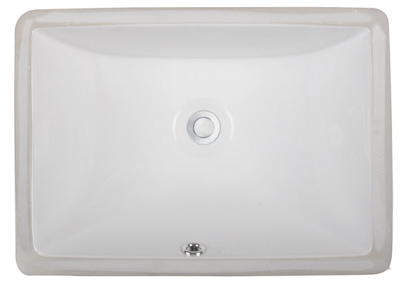 Rectangular Ceramic Series 16" x 11" Lavatory Sink